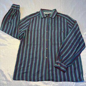Vintage Pinstripe Button Up